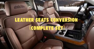 Convert Your Chevy, GMC, Ford, or Ram Truck Interior with Full Leather Seats